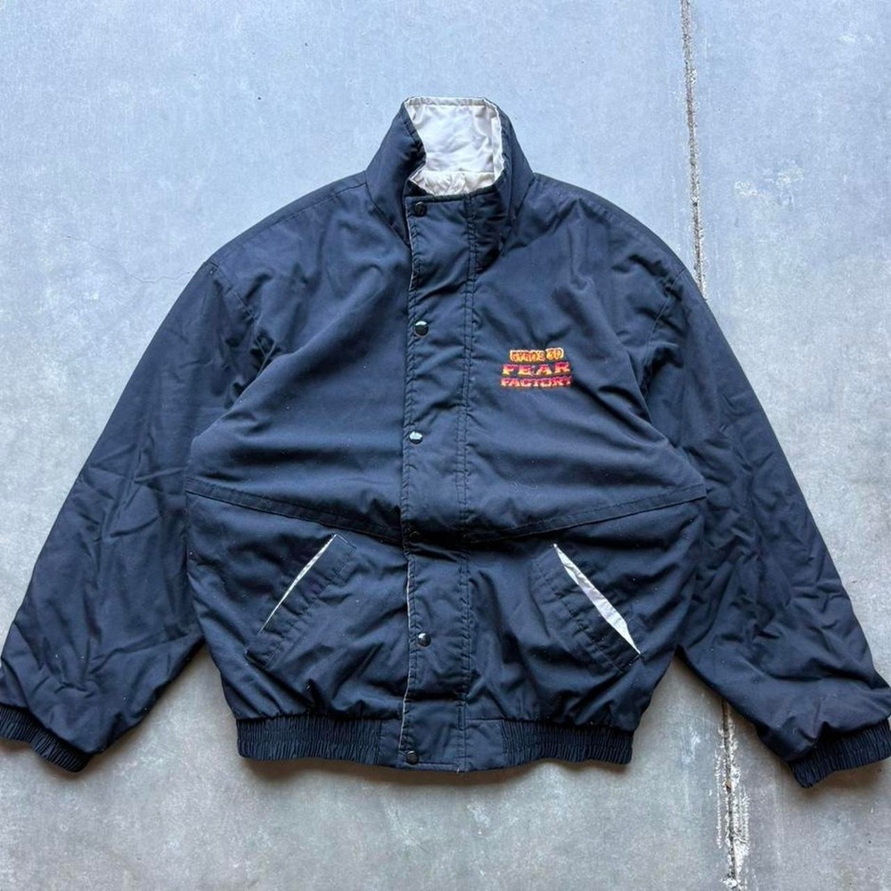 90s Gyros 3D Fear Factory Bay Area Haunted House Jacket - Picture 3 of 7